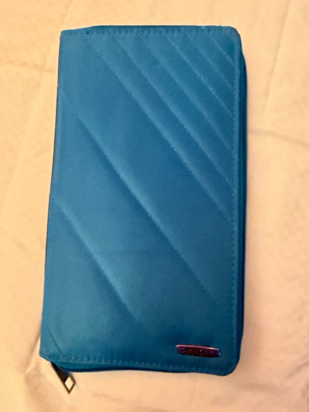 Samsonite Quilted Tablet Passport Holder Case in Blue